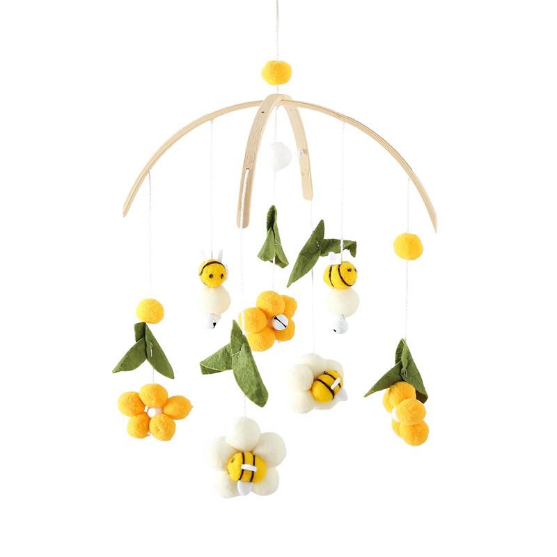 Rotating Crib Mobile: Newborn Baby Sleep Aid & Educational Rattle Toy