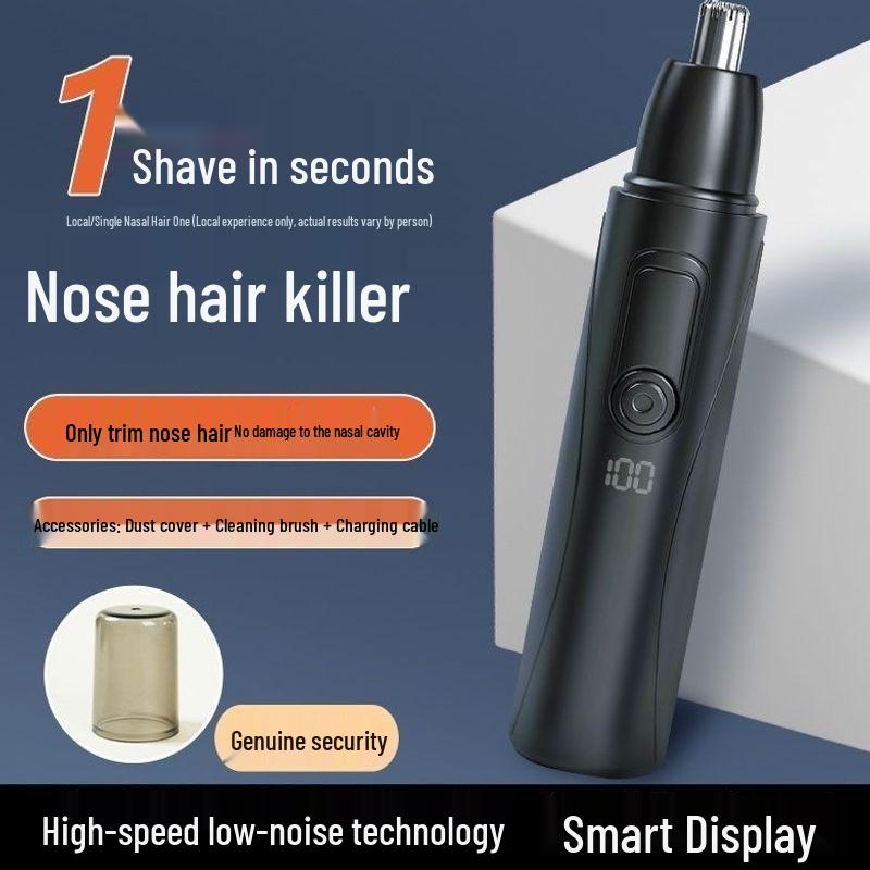 Rechargeable Automatic Nose Hair Trimmer for Men & Women - Precision Clipper & Nasal Grooming Tool