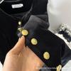 Xiaoxiangfeng Black Velvet with Fashionable Outer Wear Stacked Sleeveless Suit Small Vest Women's 2025 Vest