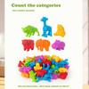 Animal Series Children'S Early Education Toy Sets Montessori Toy Sets Teaching Aids Family Cognitive Classification Toy Sets