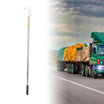 Ladehaken für LKW-Ladefläche mit verstellbaren Verlängerungen und Bergungsstange