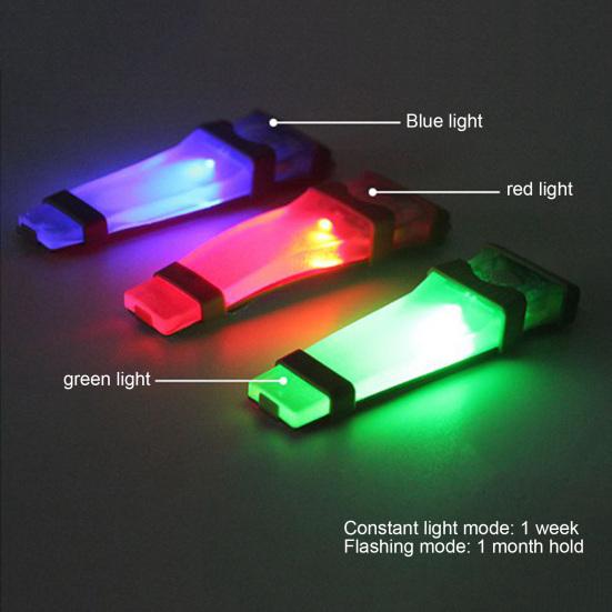 Tactical Helmet Light Push Switch 2 Modes Portable Waterproof Strobe Light Safety Alert Silicone Survival Signal Light Night