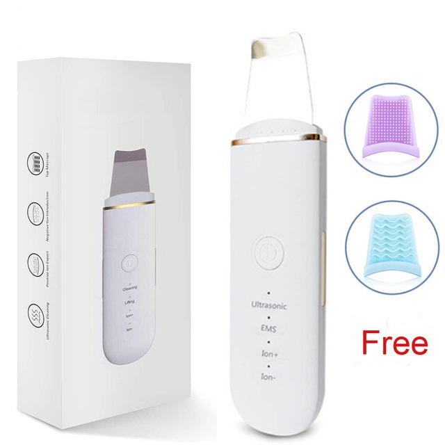 Ultrasonisk hudskrape Fjerner av hudormer Renseinstrument