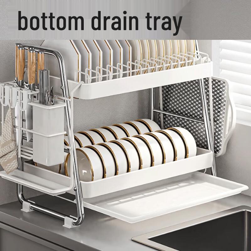Yingbai 3-Tier Stainless Steel Dish Drying Rack