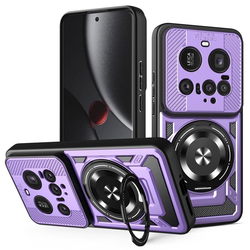 Heavy Duty Armor Case For Xiaomi 15 Ultra Mi 14 Ultra Protective Cover Ring Stand Holder Shockproof Fundas Coque Capa