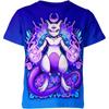 Mostro Tascabile 2025 Estate Nuovo Stile Ragazzo Costume Cosplay T-shirt Cartone Animato Stampata 3D Bambini Casual Street Sports