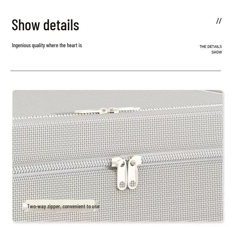 Large Capacity Oxford Cloth Storage Box with Steel Frame for Clothes and Quilts