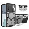 Für Moto G200 5G Hülle Autohalterung Magnet Handyhülle für Motorola Moto G200 5G MotoG200 G 200 Kameraschutzhülle Rückseitige Abdeckung