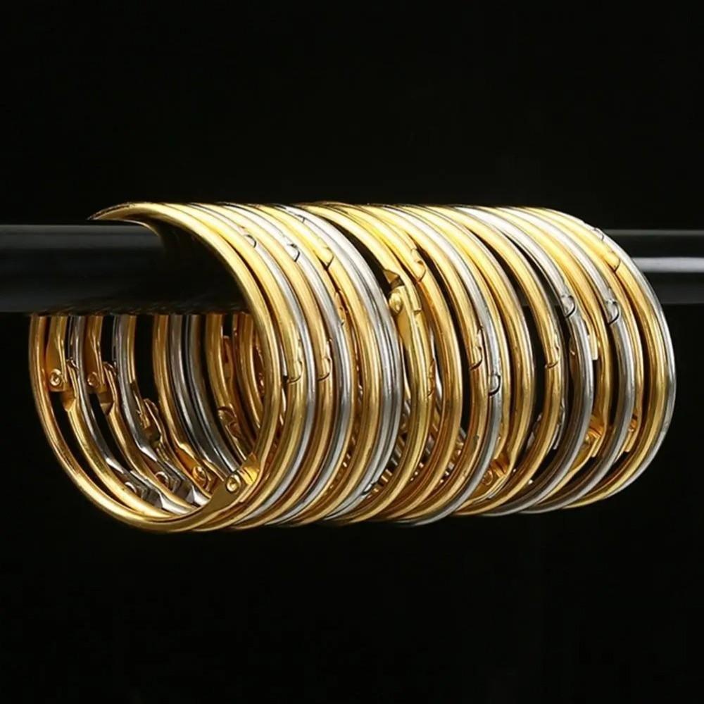 12PCS Anti-Drop Shower Curtain Hooks Rust Proof Curtain Rings Bathroom Curtain Rings  Bathroom Use