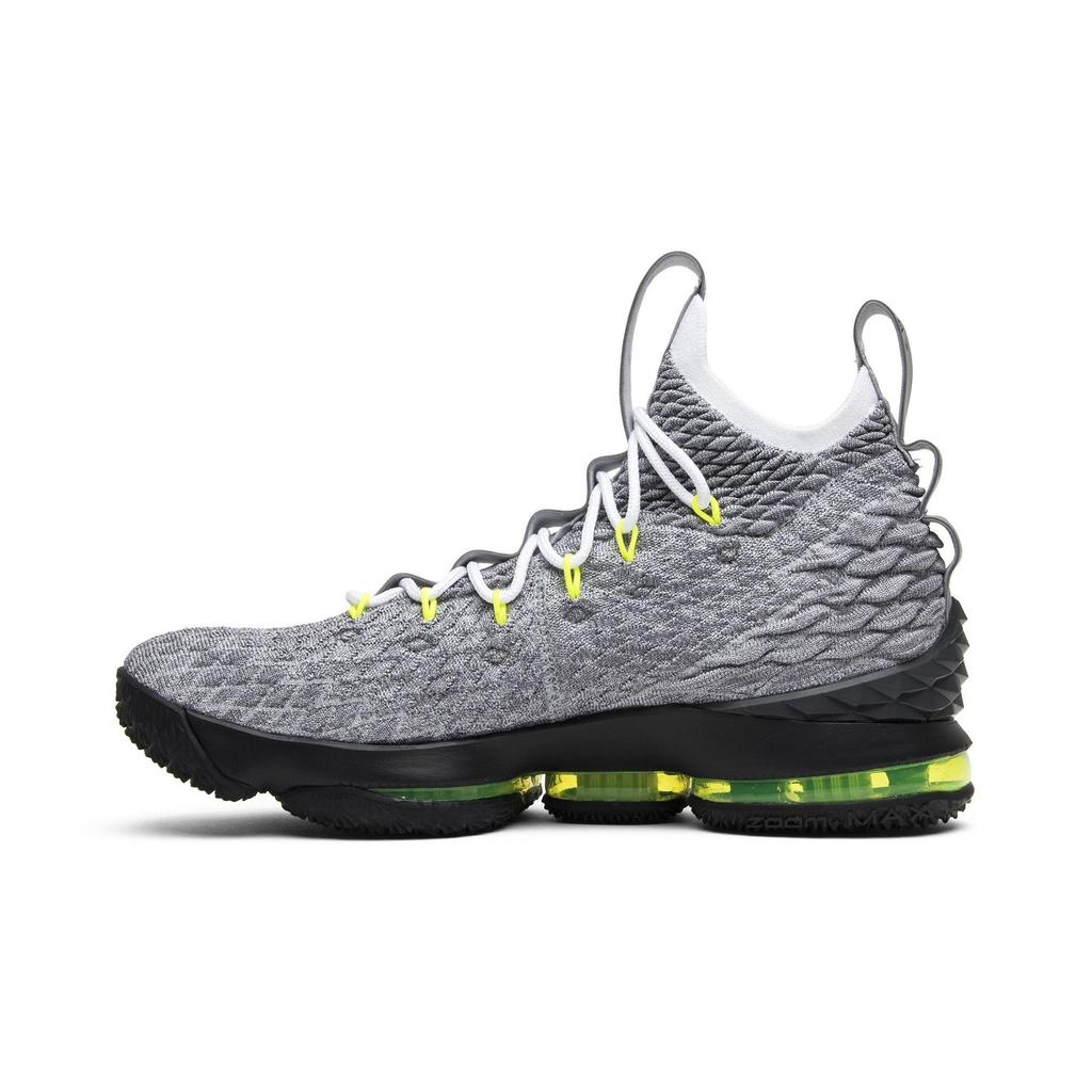 Nike LeBron 15 'Air Max 95' PE (Unisex) Cool Grey / Neon Grey Basketball Shoes AR4831 001