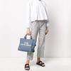 Marc Jacobs Canvas Medium Tote Bag Blue Shadow Women Tote_bags M0016161-481