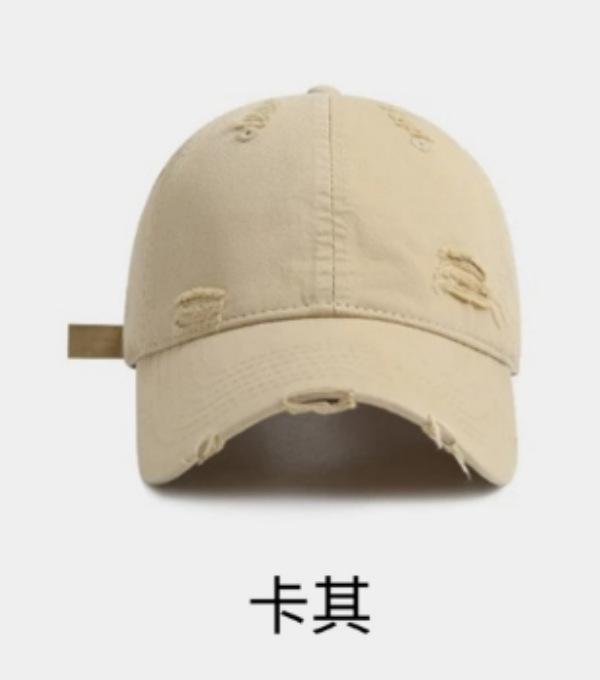 Spring And Summer Hole Soft Top Baseball Cap Men And Women Versatile Sun Protection Shade Cap Solid Color Couple