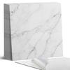 Printed Vinyl Self-Adhesive Tiles White Elegant Marble 9x30x30 Cm