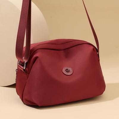 Borsa a Spalla da Viaggio Piccola Borsa Quadrata Piccola da Donna in Nylon Impermeabile Borsa per Mamma