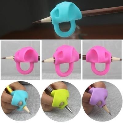 Nowe 5 Sztuk Uchwyt na Ołówek Silikonowy Narzędzie do Nauki Pisania dla Niemowląt Długopis do Pisania Urządzenie do Korekty Pisania Dzieci