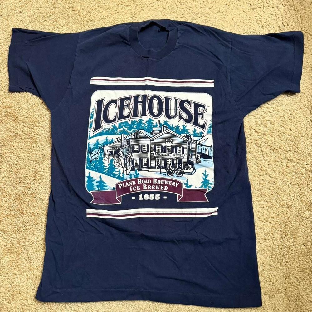 

ice house plank road brewery Tshirt Cotton For men Women All Size S234XL Unisex T-Shirt S