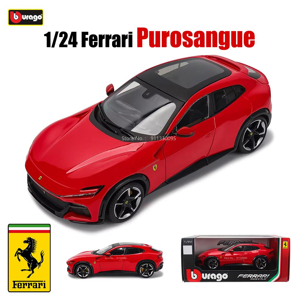 Burago 1:24 Ferrari 12 Cilindri LAFERRARI 250 SF90 Roma F12 PUROSANCUE SP1 ENZO Legierung Automodell Diecast Spielzeugsammlung Geschenk