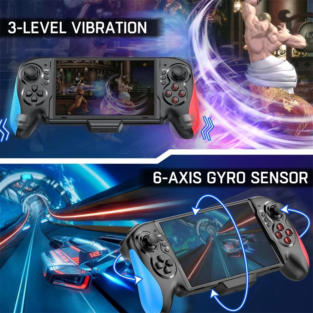 Nintendo Switch/Switch OLED, One-Piece Joypad Switch Pro Controller for Handheld Mode, Switch Controller Remote with Turbo (Rocker Upgrade)