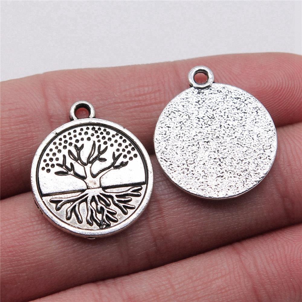 Charms Big Tree Of Life Pendants Wedding Jewelry Findings QC017