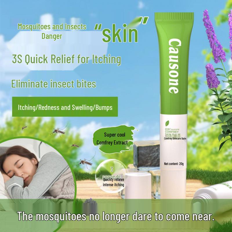 Comfrey Mint Cool Soothing Cream - Refreshing Relief for Mosquito and Insect Bites