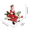 Kerst Vliegtuig Decoratie Kerstboom Decoratie Hangend Vliegtuig Ornament voor Slaapkamer Kantoor Festivals Open Haard Thuis