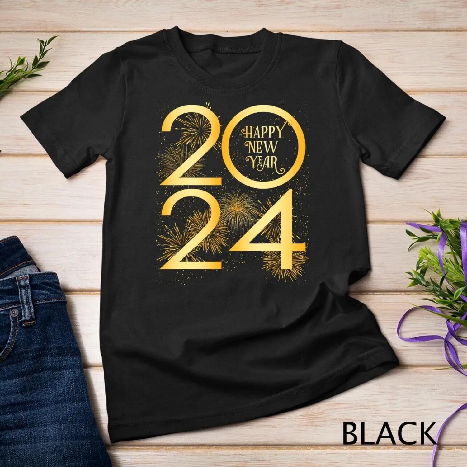 New Year Eve Party 2024 the Happy T Shirt S чёрный