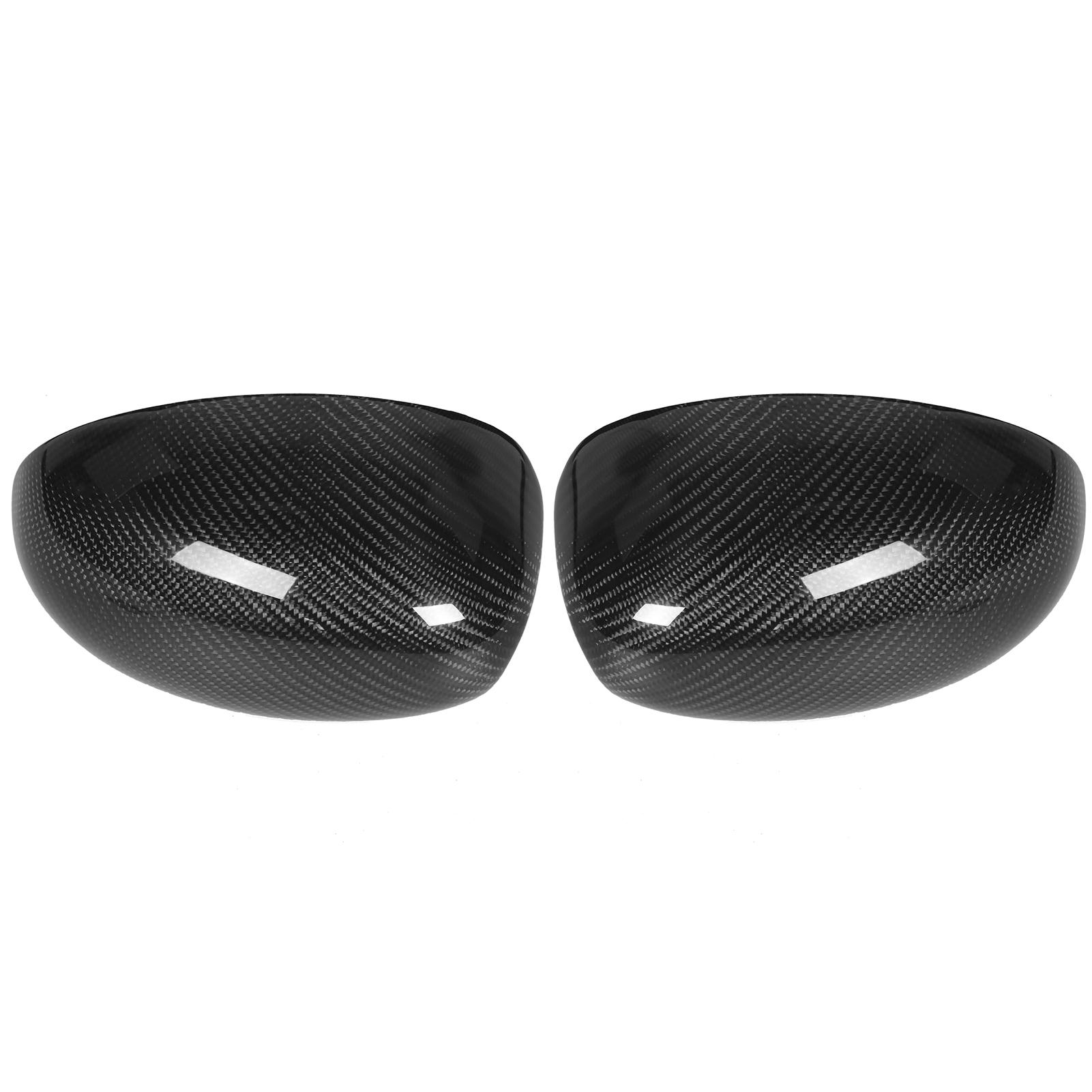 

2 шт. Крышка зеркала заднего вида из углеродного волокна без отверстия, подходит для R53 JCW 20022006