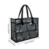 Cracked Texture Tote Bag Fashion Large Capacity Casual Shoulder Bag for Daily Use