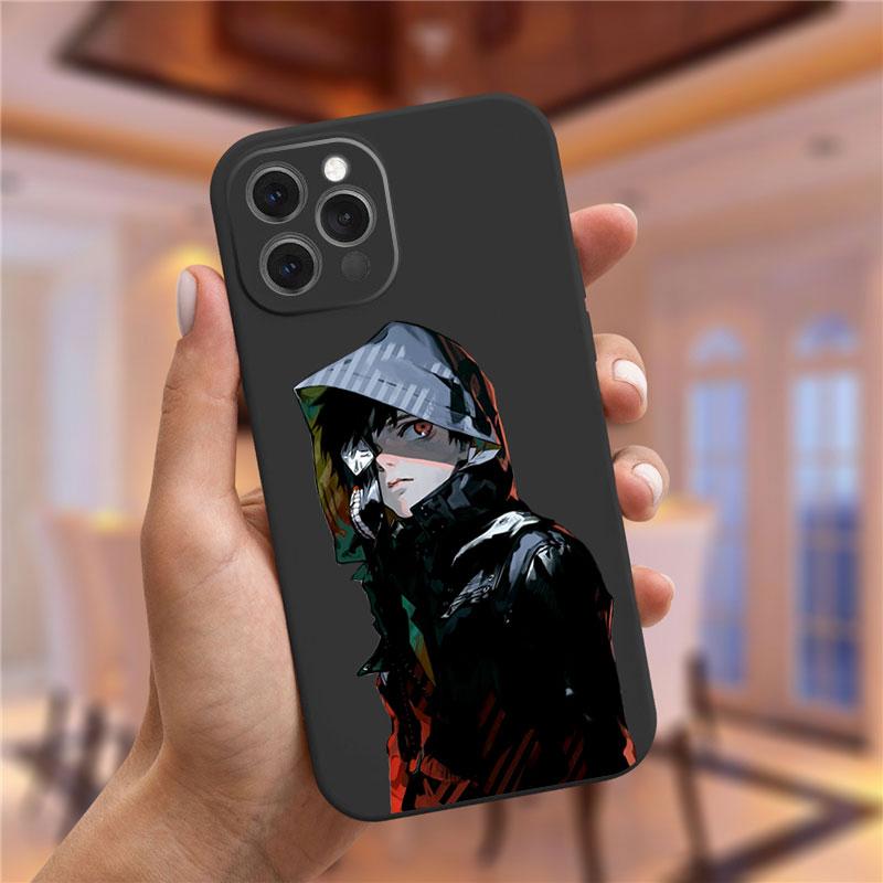 Japanese Anime Tokyo Ghoul Japan Suave Phone Case For iPhone 13 Mini 12 11 Pro Max 7 8 6s Plus XS Max XR Back Fundas Coque Cover