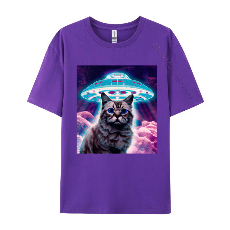 Help Me Cat T Shirt Geek Gift TShirt Aline Attacks The Cat Tshirt Funny Anime Mens Cotton Graphic Tshirts