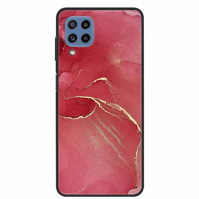 For Samsung Galaxy A12 Case Marble TPU Silicone Soft Phone CoverFor Samsung Galaxy M12 Case Samsung F12 Protector Gift New Para
