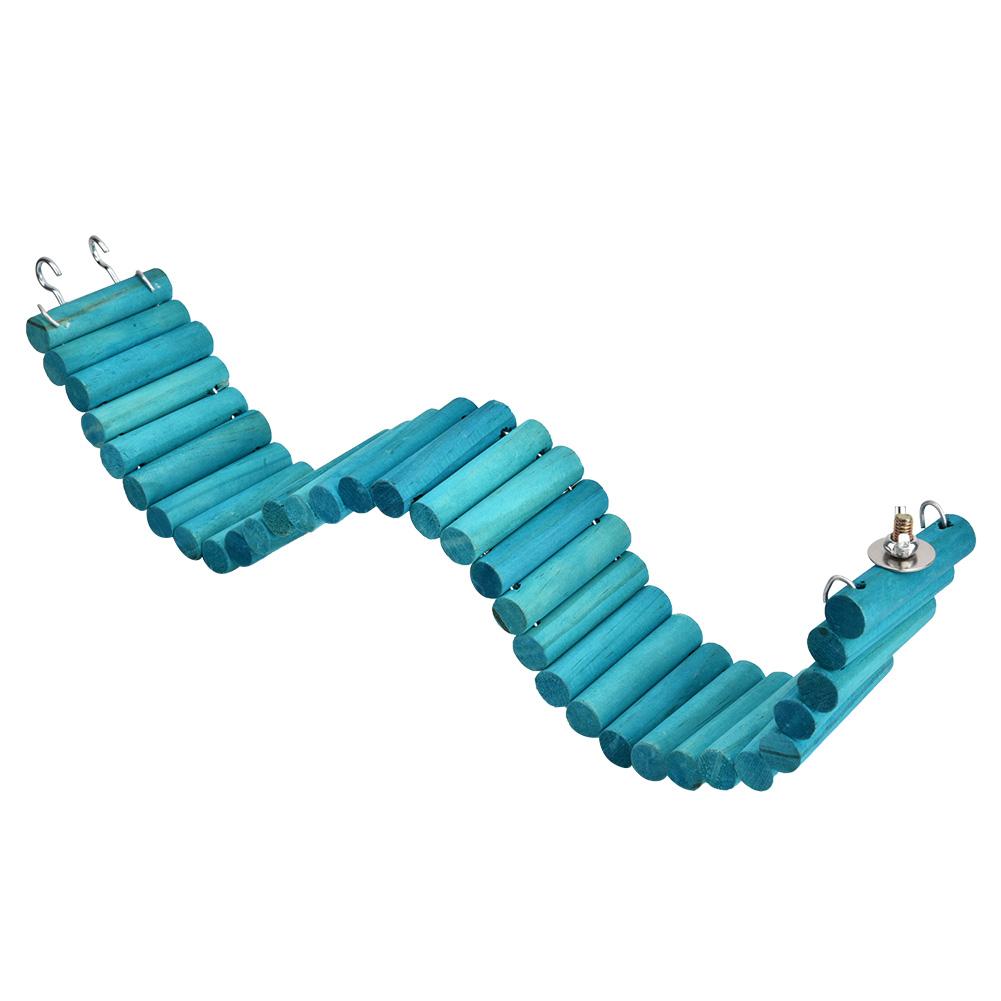 6*50CM Pet Hamster Parrot Climbing Soft Ladder Suspension Bridge Birds Toy