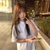 [Combed Tight Pure Cotton (front and Rear Printing) ] Live Quality Pure Cotton Printing Loose Short-sleeved T Women