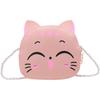 Cute Cartoon Cat Mini Shoulder Bag For Girls Lightweight Breathable Pu Material