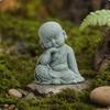 Sha Mi Buddhist Monk Figurine Lightweight for Rockeries, Lakes Ponds