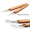 Hair One/Doube/Triple Head Braid Maintenance Knitting Hooks Crochet Needle for Making Dreadlock