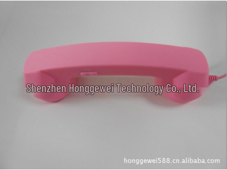 Micrófono de Teléfono con Auricular Grande Retro Anti-Radiación - Teléfono Auricular Regalo Genial