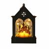 House Shape Halloween LED Lamp Cordless Ghost Festival Lantern Pumpkin LED Light  Desktop Ornament