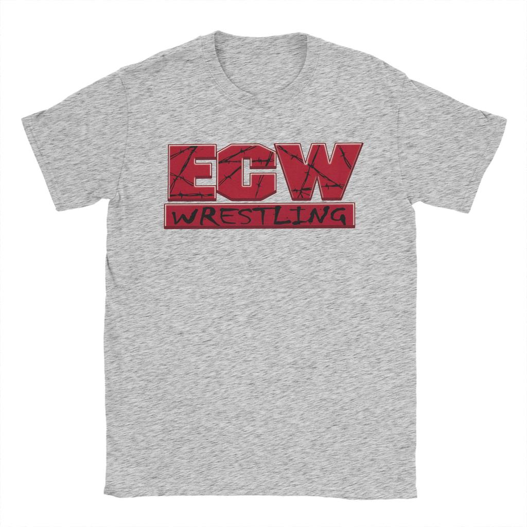 ECW Hardcore Wrestling Bawełniany T-shirt Dla Unisex Lato Street Style Koszulki Harajuku Tee Koszulki z Nadrukiem Duże Rozmiary