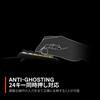 SteelSeries Apex 3 TKL Gaming Keyboard, Tenkeyless, Wired, Japanese Layout, Silent Switches, IP32 Water Resistant, 24-Key Simultaneous Pressing, Black