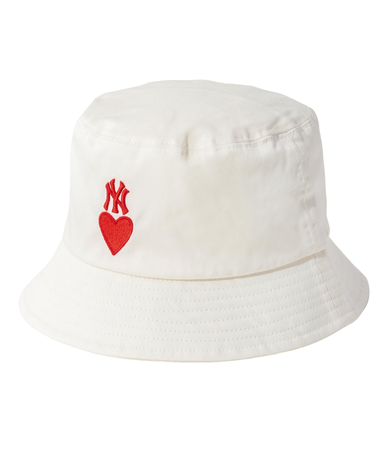 MLB Корея Панама 3AHTH013NHEART BUCKET HAT БЕЛЫЙ Размер бренда: 57H  Японский размер (ок.): S [Код товара]