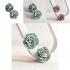 Fashion Chic Geometric Flower Earrings For Women Trendy Alloy Studs