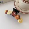 Bear Korean Style Headwear Cartoon Shark Clip Fashion Cookie Hair Claw  Travel