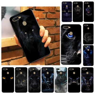 Zvířecí pouzdro na telefon Panther pro Oppo A9 Realme C3 6Pro Coque pro vivo Y91C Y17 Y19 Zadní kryt