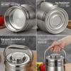 GOWKE 2.0L Stainless Steel Insulated Lunch Box