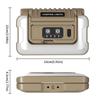 Foldable Multi-Source LED Camping Lantern with USB Charging