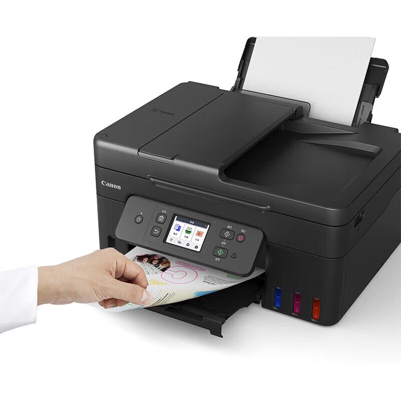 Canon G4880 Color Multifunction Ink Tank Printer with Auto Duplex & ADF CN plug (adapter included)