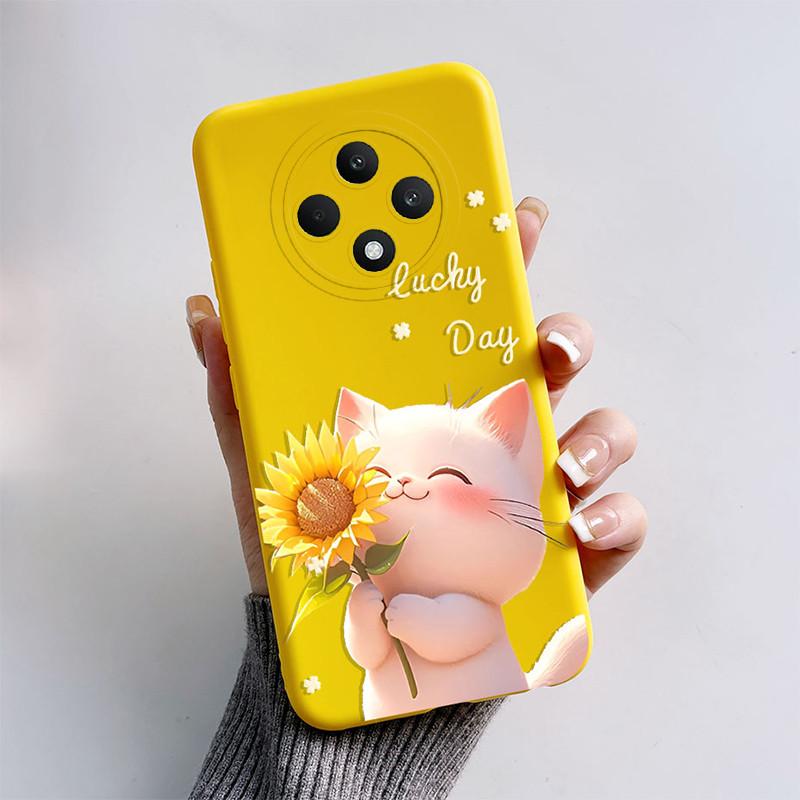 For Oppo Reno 12F 4G Case CPH2687 Cute Astronaut Painted Soft Silicone Cover For Oppo Reno12 F Reno 12 FS Reno12F 5G Case Shell