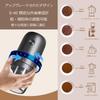 DERGUAM Electric Coffee Grinder, Updated Model Rechargeable Coffee Bean Grinder, Portable Compact Coffee Grinder with 0-40 Precision Thickness