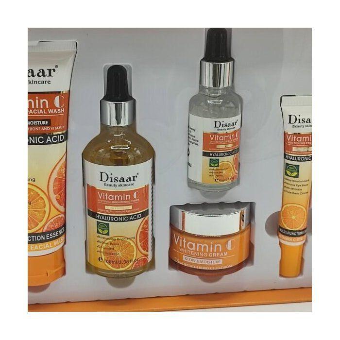 KIT Disaar – 5 Produits Soin Visage pour un Teint Jaune Parfait | Routine Éclaircissante &amp; Illuminante Completa